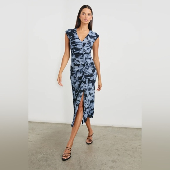 Rails Auren Bodycon Dress Midnight Lily Blue - Picture 1 of 4